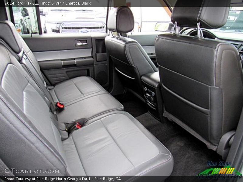 Ingot Silver / Charcoal Black 2014 Ford Flex SEL