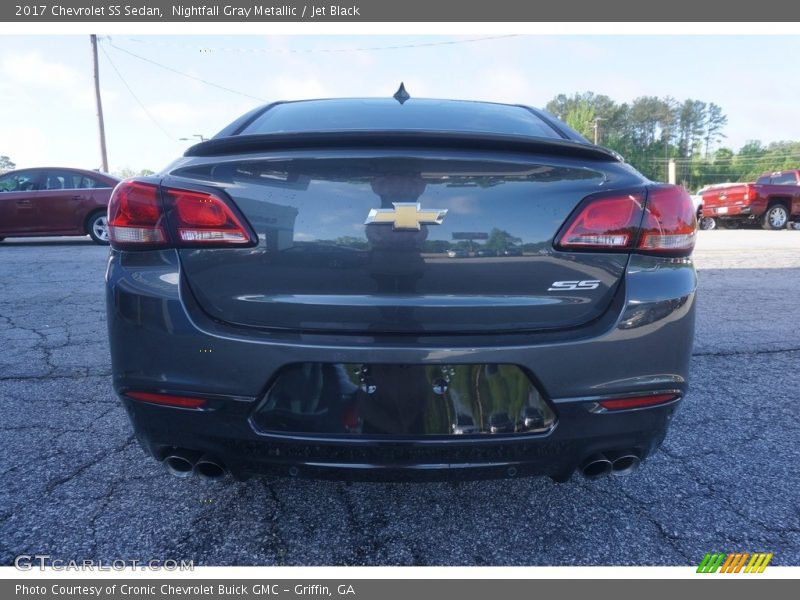 Nightfall Gray Metallic / Jet Black 2017 Chevrolet SS Sedan