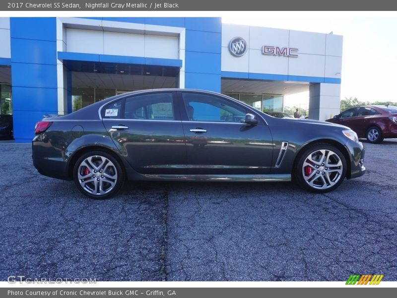 Nightfall Gray Metallic / Jet Black 2017 Chevrolet SS Sedan
