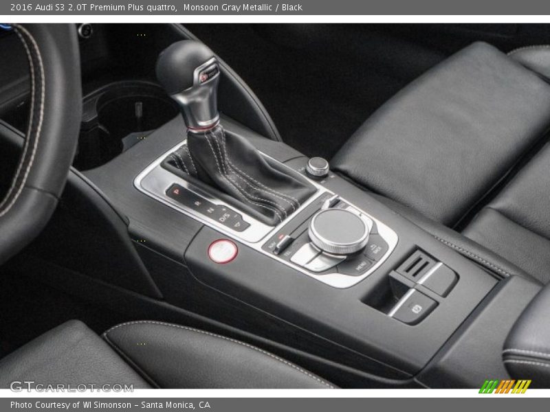 Monsoon Gray Metallic / Black 2016 Audi S3 2.0T Premium Plus quattro