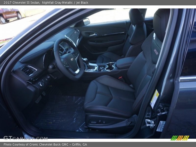 Nightfall Gray Metallic / Jet Black 2017 Chevrolet SS Sedan