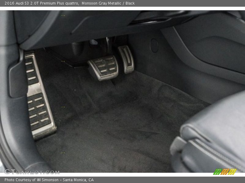 Monsoon Gray Metallic / Black 2016 Audi S3 2.0T Premium Plus quattro