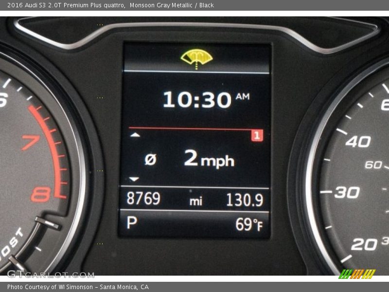 Monsoon Gray Metallic / Black 2016 Audi S3 2.0T Premium Plus quattro