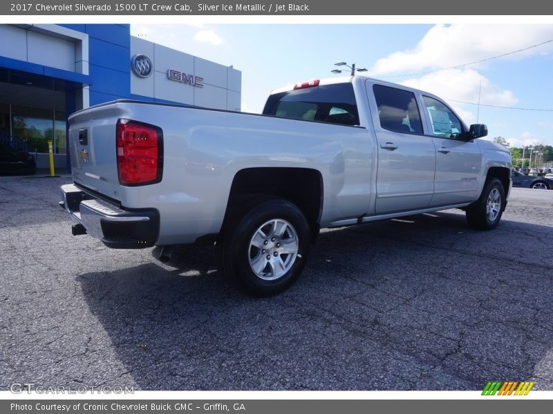 Silver Ice Metallic / Jet Black 2017 Chevrolet Silverado 1500 LT Crew Cab