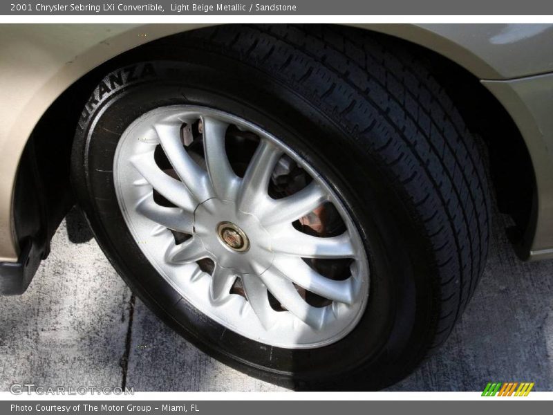 Light Beige Metallic / Sandstone 2001 Chrysler Sebring LXi Convertible