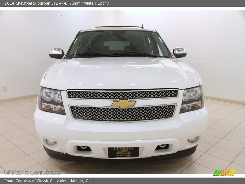 Summit White / Ebony 2014 Chevrolet Suburban LTZ 4x4