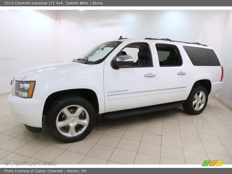 Summit White / Ebony 2014 Chevrolet Suburban LTZ 4x4