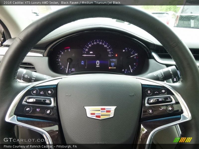 Black Raven / Medium Titanium/Jet Black 2016 Cadillac XTS Luxury AWD Sedan