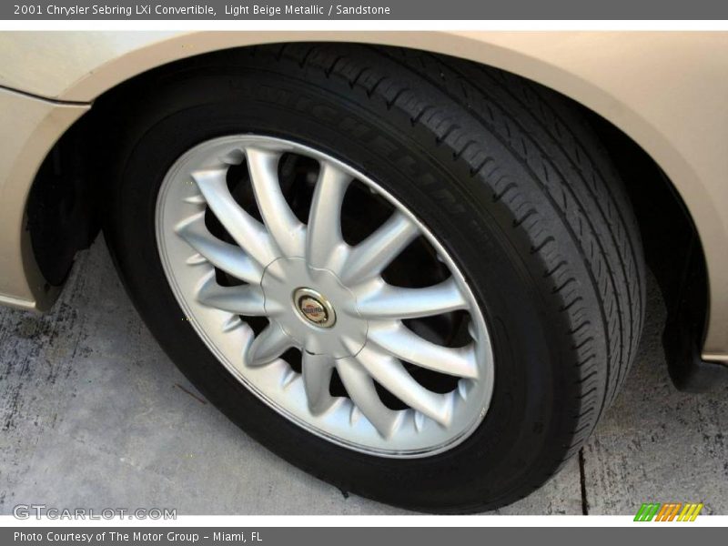 Light Beige Metallic / Sandstone 2001 Chrysler Sebring LXi Convertible