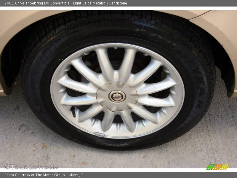 Light Beige Metallic / Sandstone 2001 Chrysler Sebring LXi Convertible