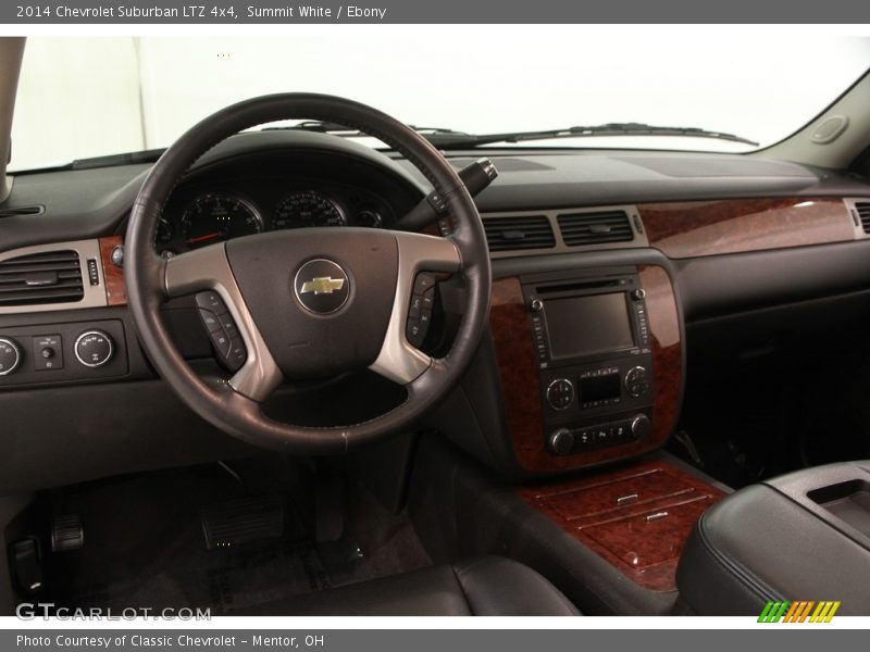 Summit White / Ebony 2014 Chevrolet Suburban LTZ 4x4