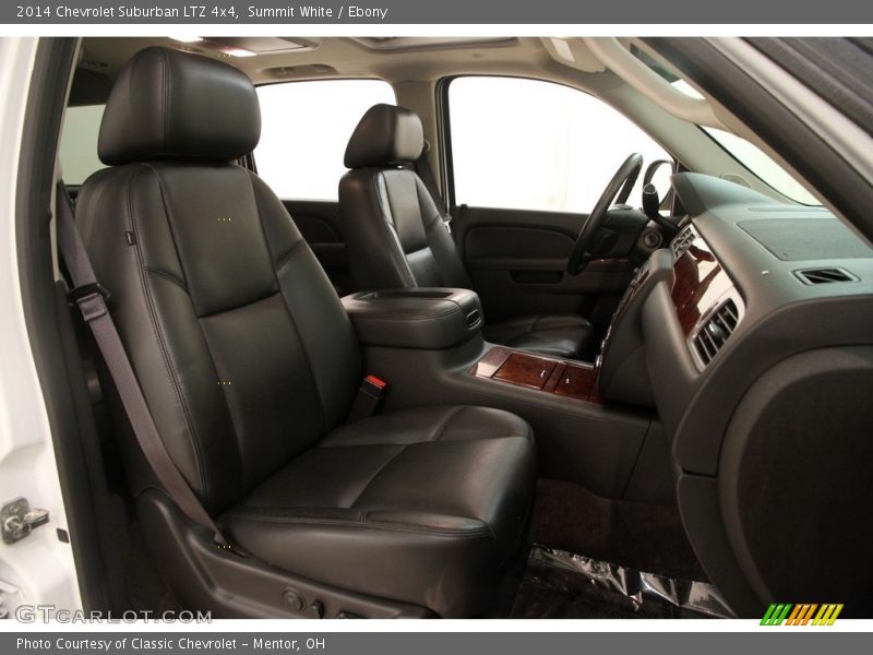 Summit White / Ebony 2014 Chevrolet Suburban LTZ 4x4