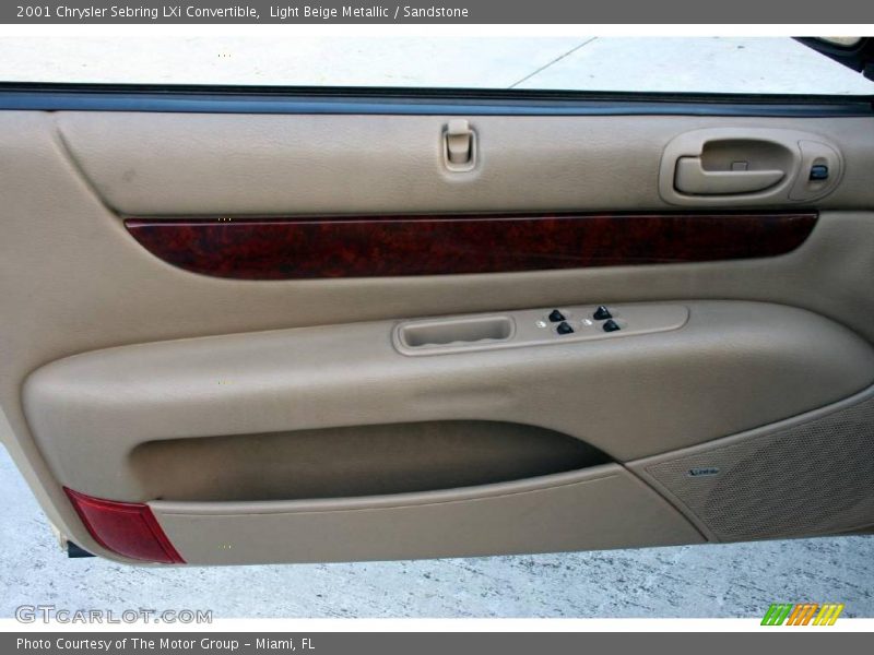 Light Beige Metallic / Sandstone 2001 Chrysler Sebring LXi Convertible