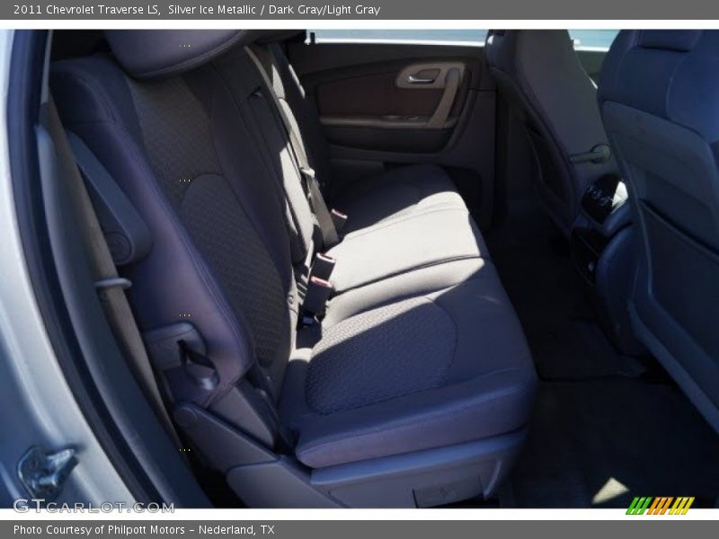 Silver Ice Metallic / Dark Gray/Light Gray 2011 Chevrolet Traverse LS