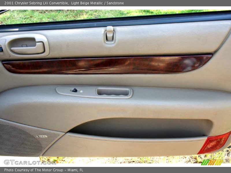 Light Beige Metallic / Sandstone 2001 Chrysler Sebring LXi Convertible