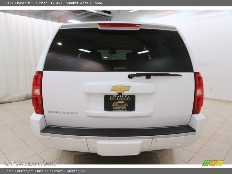 Summit White / Ebony 2014 Chevrolet Suburban LTZ 4x4