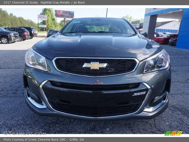 Nightfall Gray Metallic / Jet Black 2017 Chevrolet SS Sedan
