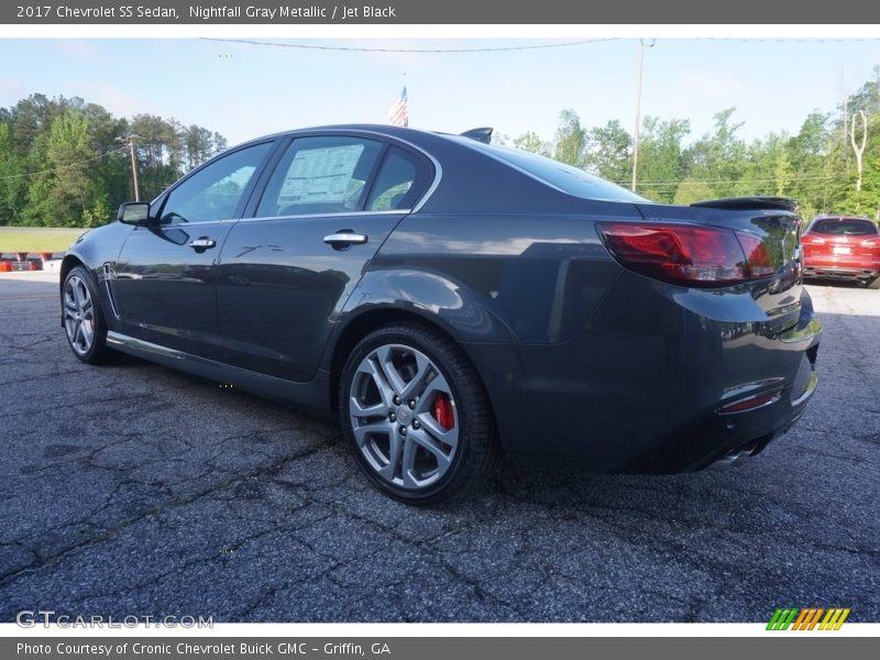 Nightfall Gray Metallic / Jet Black 2017 Chevrolet SS Sedan