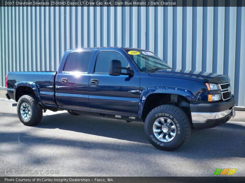 Dark Blue Metallic / Dark Charcoal 2007 Chevrolet Silverado 2500HD Classic LT Crew Cab 4x4