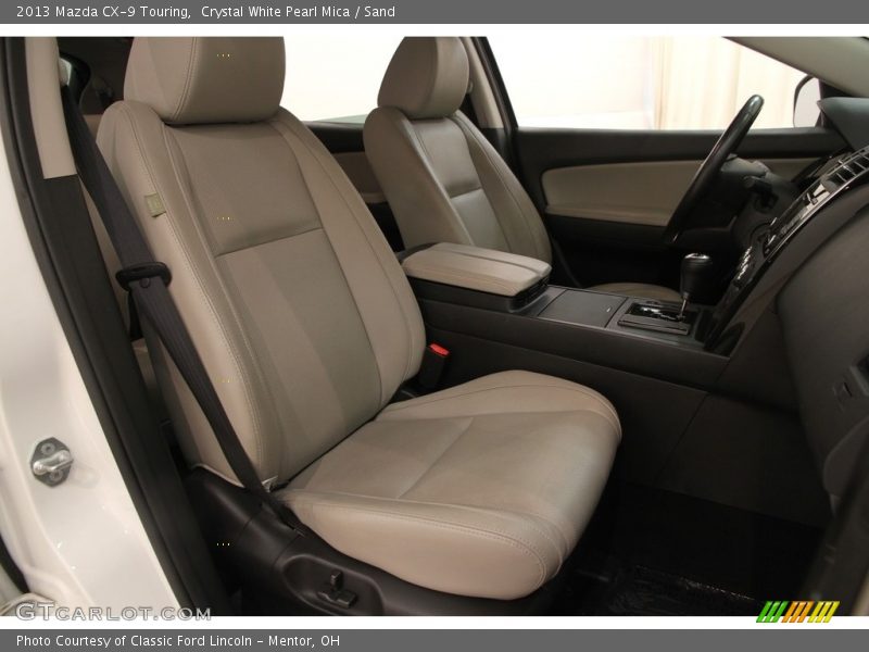 Crystal White Pearl Mica / Sand 2013 Mazda CX-9 Touring
