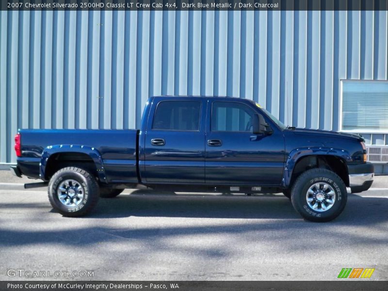 Dark Blue Metallic / Dark Charcoal 2007 Chevrolet Silverado 2500HD Classic LT Crew Cab 4x4