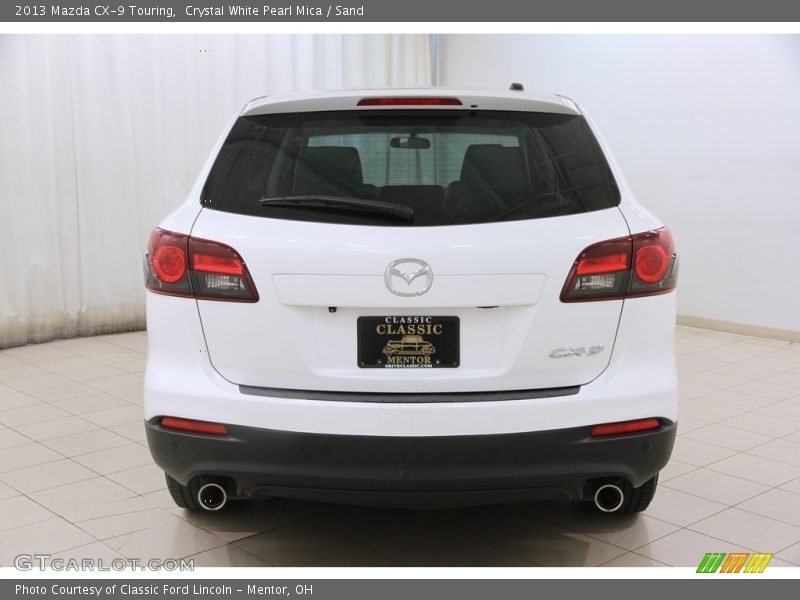 Crystal White Pearl Mica / Sand 2013 Mazda CX-9 Touring