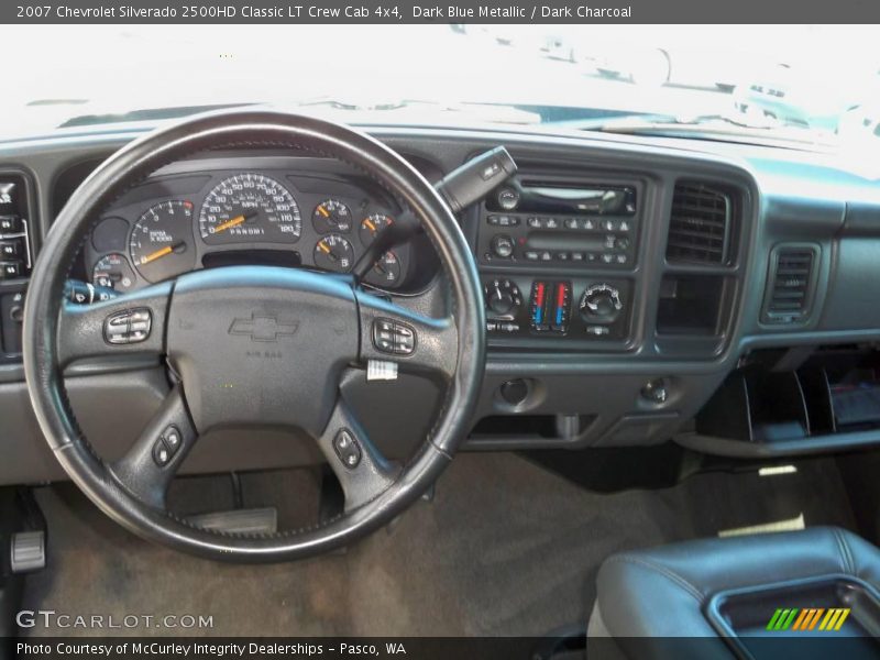 Dark Blue Metallic / Dark Charcoal 2007 Chevrolet Silverado 2500HD Classic LT Crew Cab 4x4