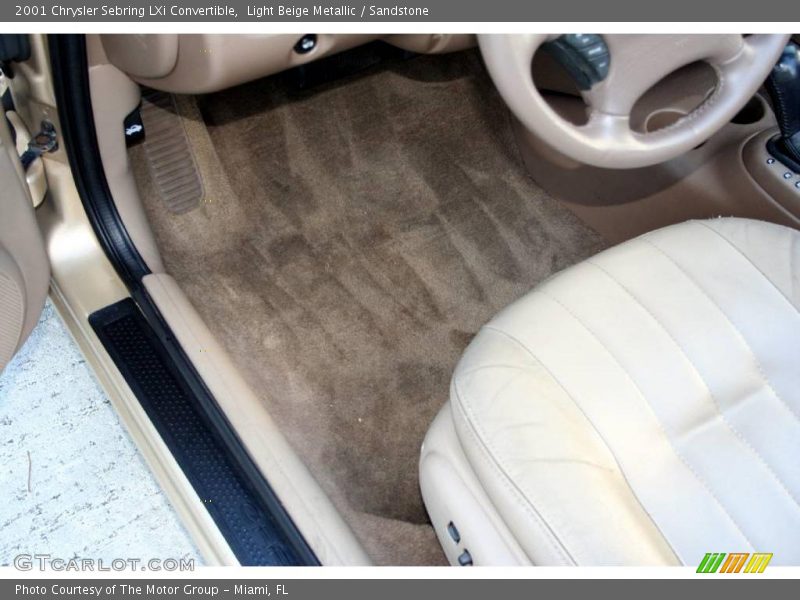 Light Beige Metallic / Sandstone 2001 Chrysler Sebring LXi Convertible