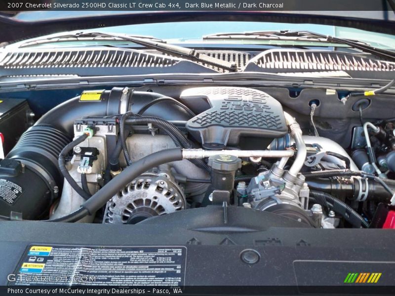 Dark Blue Metallic / Dark Charcoal 2007 Chevrolet Silverado 2500HD Classic LT Crew Cab 4x4