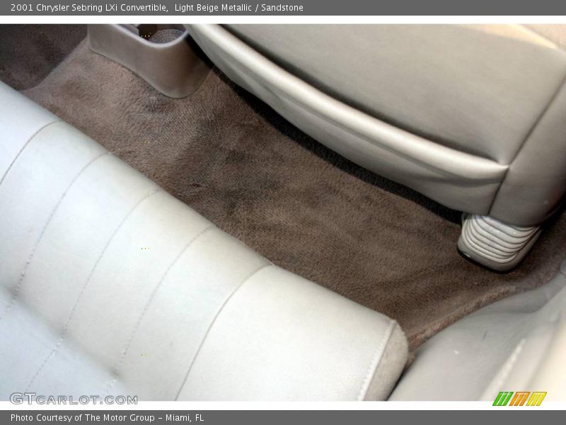 Light Beige Metallic / Sandstone 2001 Chrysler Sebring LXi Convertible