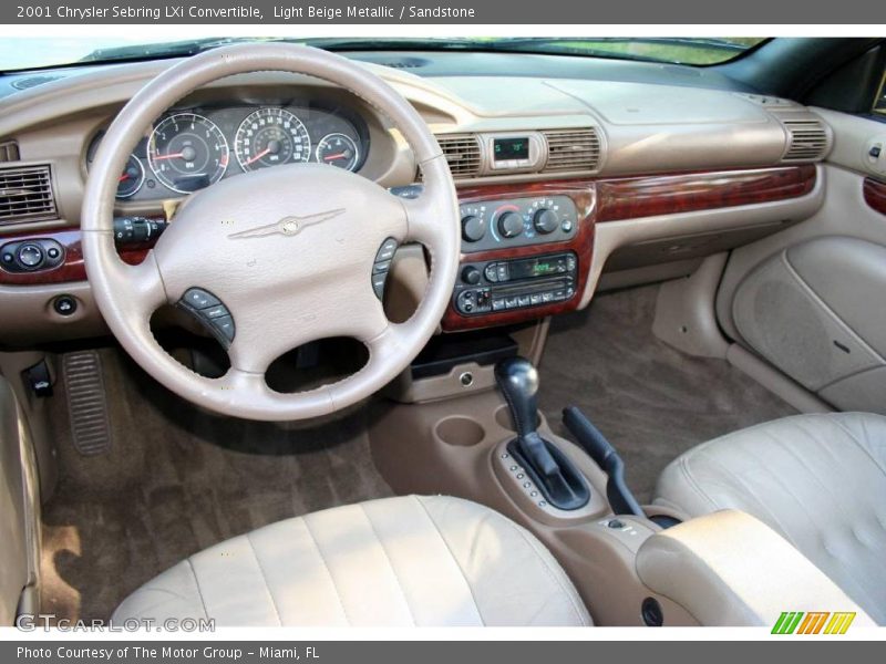 Light Beige Metallic / Sandstone 2001 Chrysler Sebring LXi Convertible
