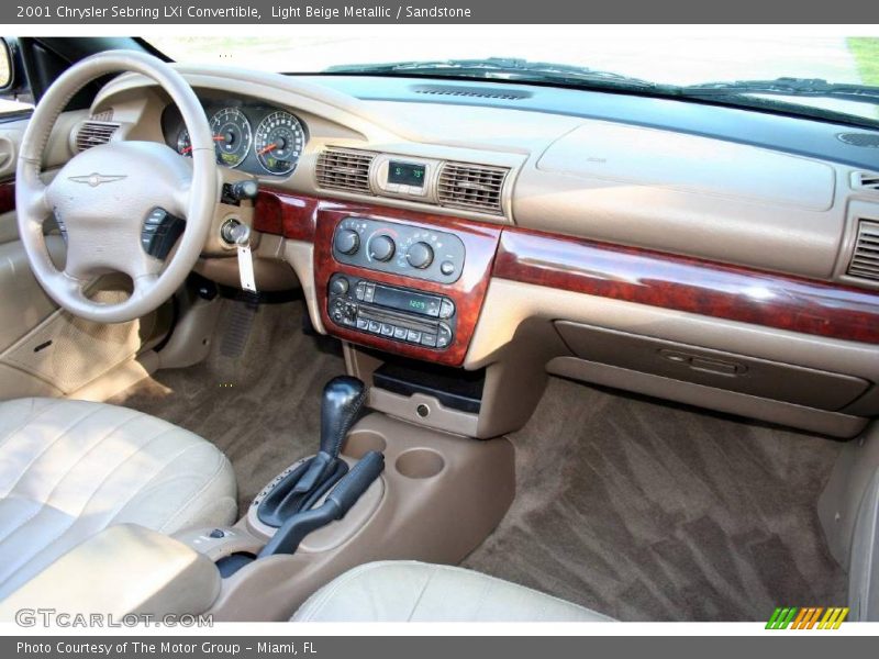 Light Beige Metallic / Sandstone 2001 Chrysler Sebring LXi Convertible