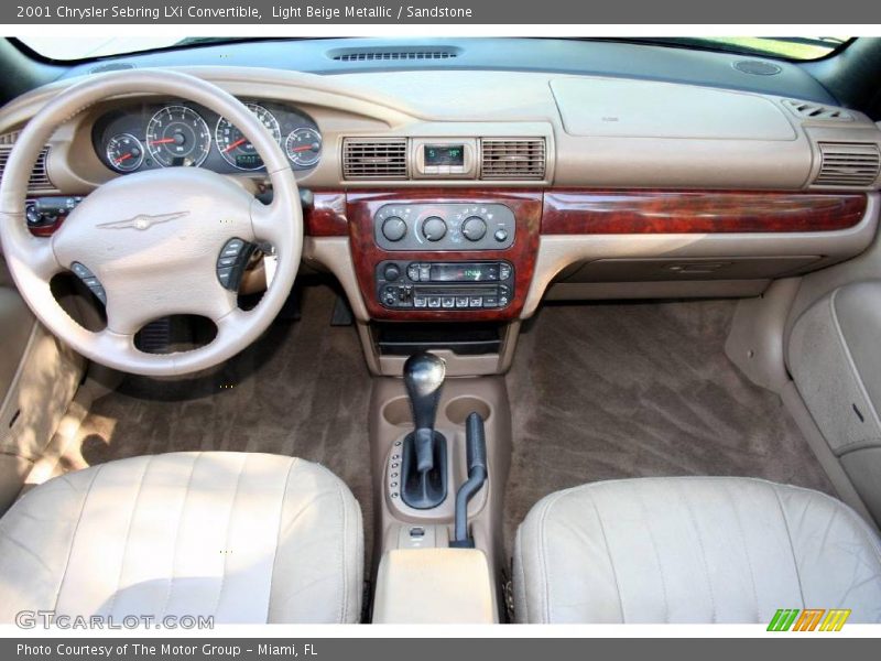 Light Beige Metallic / Sandstone 2001 Chrysler Sebring LXi Convertible