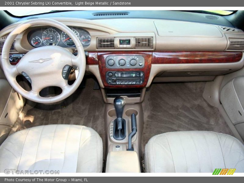 Light Beige Metallic / Sandstone 2001 Chrysler Sebring LXi Convertible