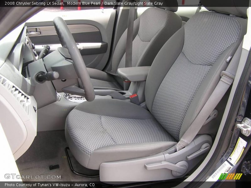 Modern Blue Pearl / Dark Slate Gray/Light Slate Gray 2008 Chrysler Sebring LX Sedan