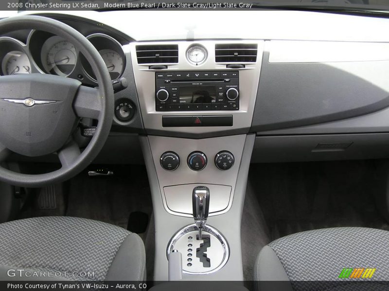 Modern Blue Pearl / Dark Slate Gray/Light Slate Gray 2008 Chrysler Sebring LX Sedan