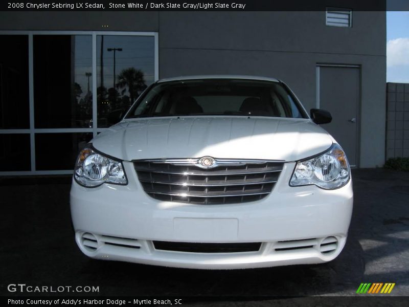 Stone White / Dark Slate Gray/Light Slate Gray 2008 Chrysler Sebring LX Sedan