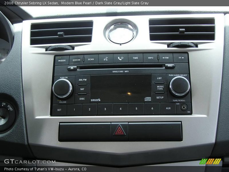 Modern Blue Pearl / Dark Slate Gray/Light Slate Gray 2008 Chrysler Sebring LX Sedan