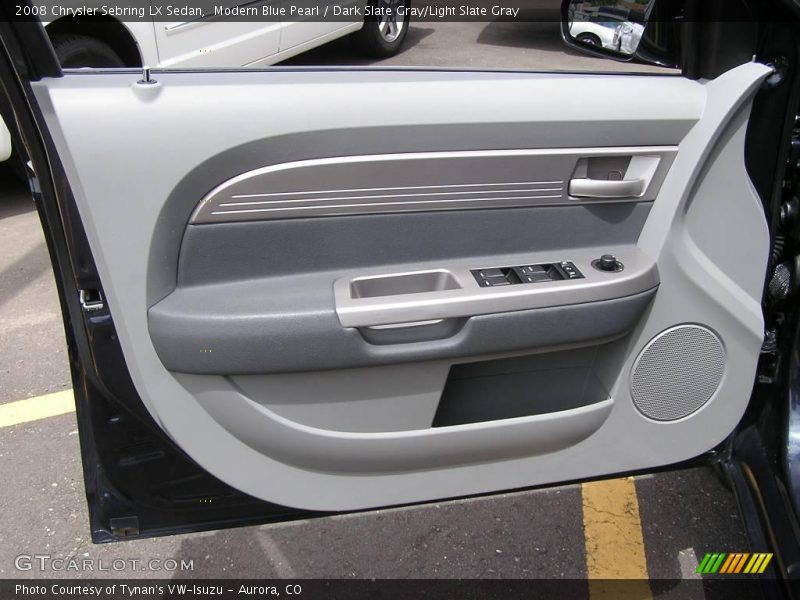 Modern Blue Pearl / Dark Slate Gray/Light Slate Gray 2008 Chrysler Sebring LX Sedan