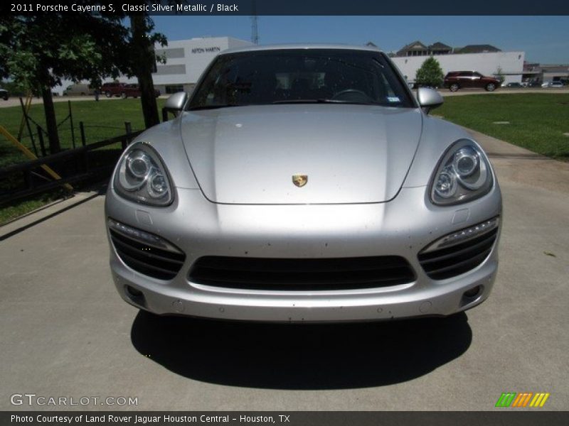Classic Silver Metallic / Black 2011 Porsche Cayenne S