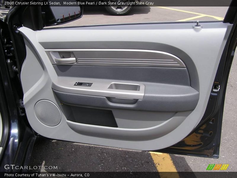 Modern Blue Pearl / Dark Slate Gray/Light Slate Gray 2008 Chrysler Sebring LX Sedan