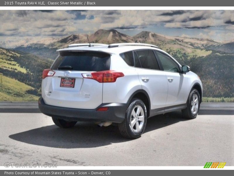 Classic Silver Metallic / Black 2015 Toyota RAV4 XLE