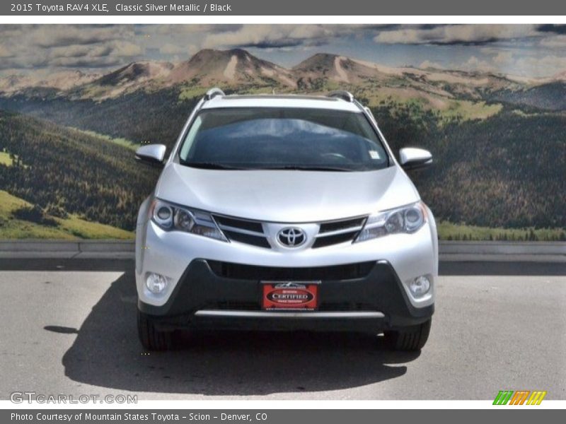 Classic Silver Metallic / Black 2015 Toyota RAV4 XLE