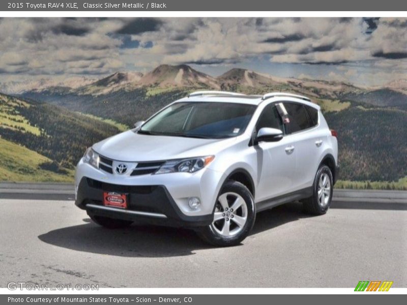 Classic Silver Metallic / Black 2015 Toyota RAV4 XLE