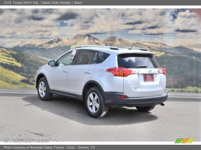 Classic Silver Metallic / Black 2015 Toyota RAV4 XLE