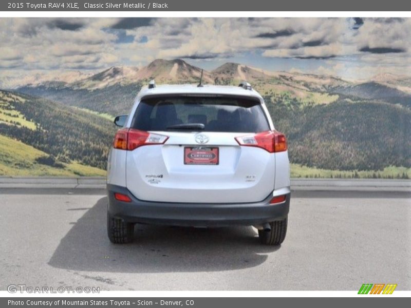 Classic Silver Metallic / Black 2015 Toyota RAV4 XLE