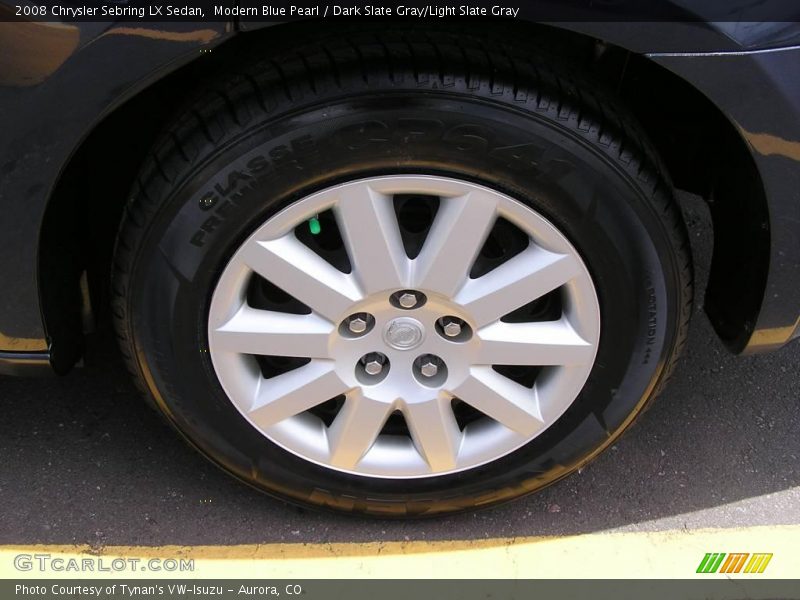 Modern Blue Pearl / Dark Slate Gray/Light Slate Gray 2008 Chrysler Sebring LX Sedan