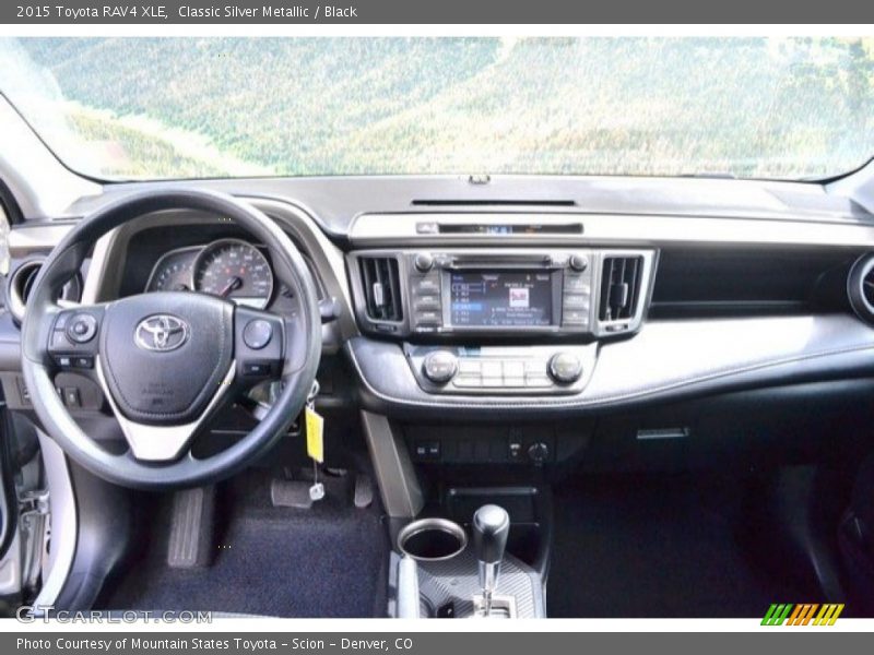 Classic Silver Metallic / Black 2015 Toyota RAV4 XLE