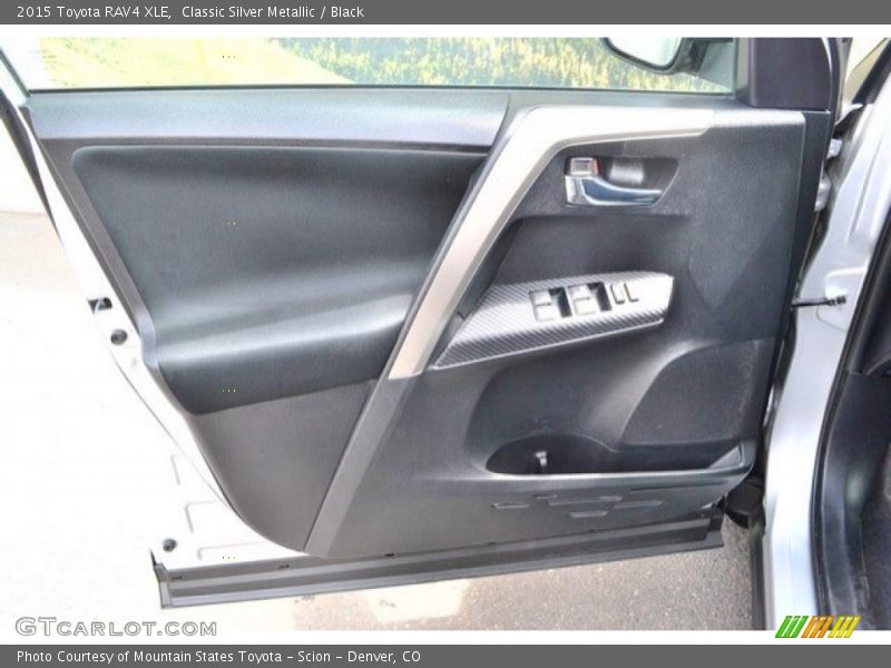 Classic Silver Metallic / Black 2015 Toyota RAV4 XLE