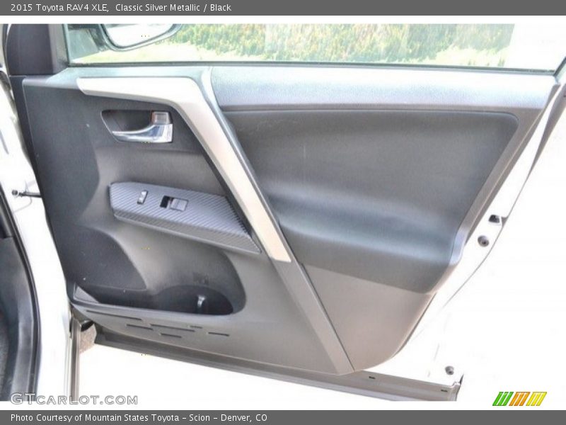 Classic Silver Metallic / Black 2015 Toyota RAV4 XLE